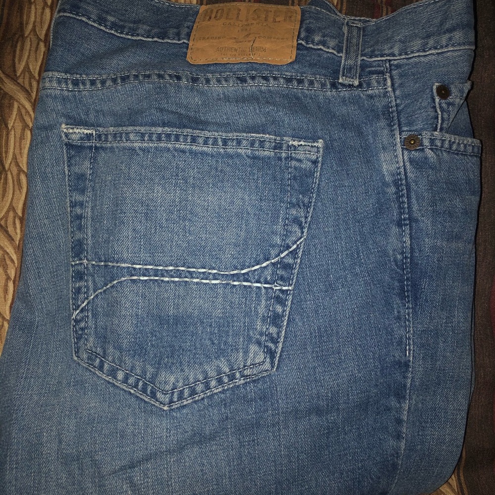 Blue Hollister Denim Joggers size 32/32
